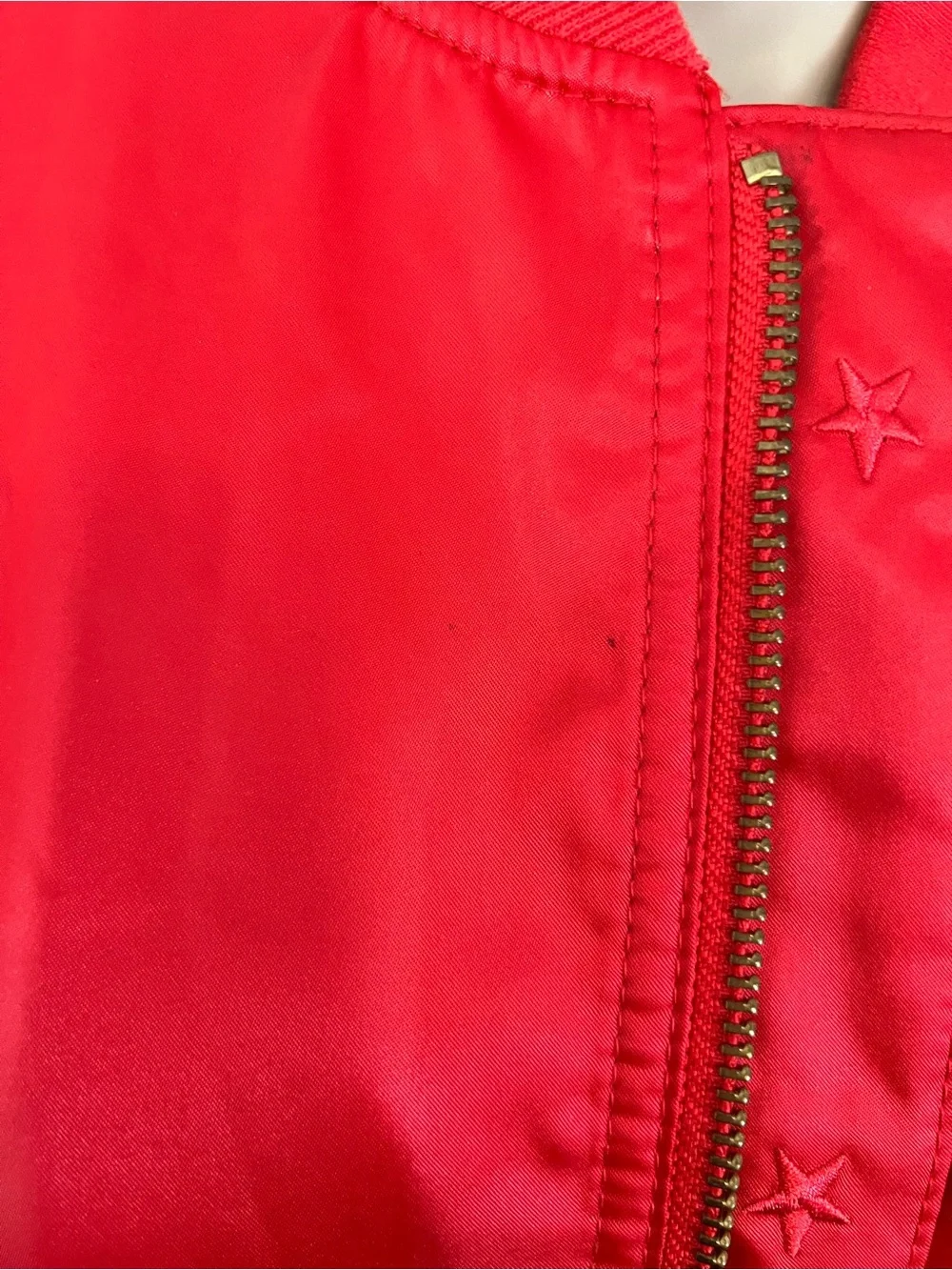 Jordan x Just Don Pinnacle Red satin bomber jacket,Medium